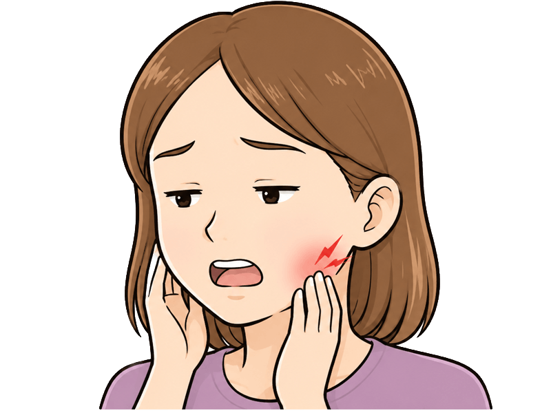 顎の疲労感・痛み
