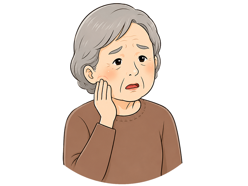 お口が乾く・話しにくい