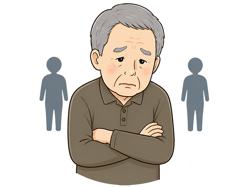 会話や外出が減ってきた