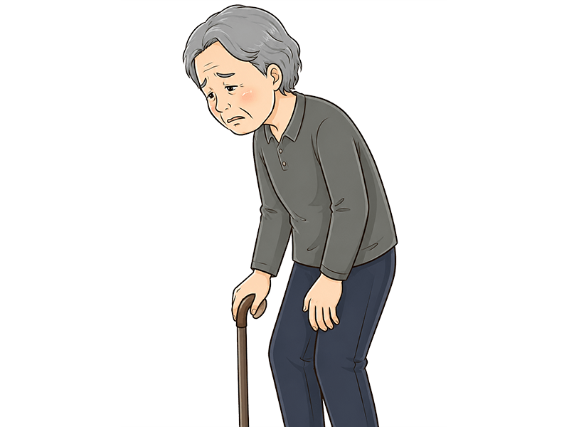 歩く力が落ちる